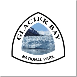 Glacier Bay National Park & National Preserve shield Posters and Art